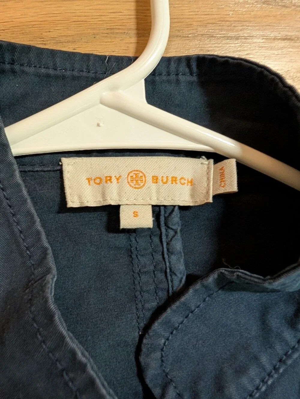 Tory Burch Men's Military Field Jacket in Navy